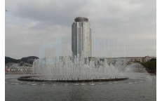 台州市民广场程控音乐喷泉--高喷